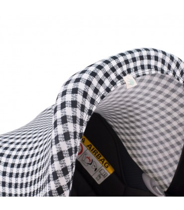 Maxi cosi portabebés - Detalle superior Vichy