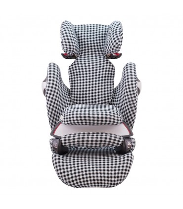 Cybex Pallas M-Fix y S-Fix - Frontal desplegada Vichy