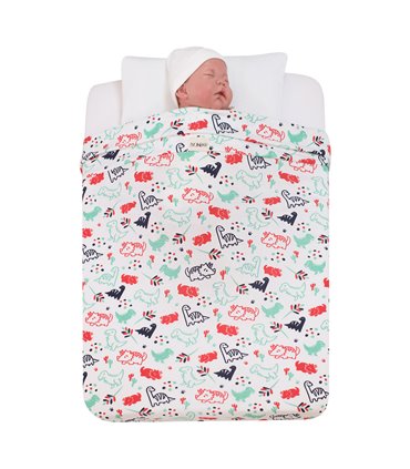 Vista frontal con modelo M Dino Party