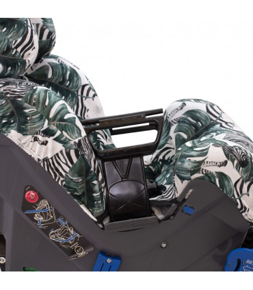 Vista lateral con asas extendidas Zebra