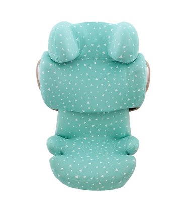 Cybex Solution Q2 y Q3 - Frontal desplegada Mint Sparkles