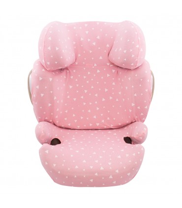 Cybex Solution Q2 y Q3 - Vista frontal Pink Sparkles