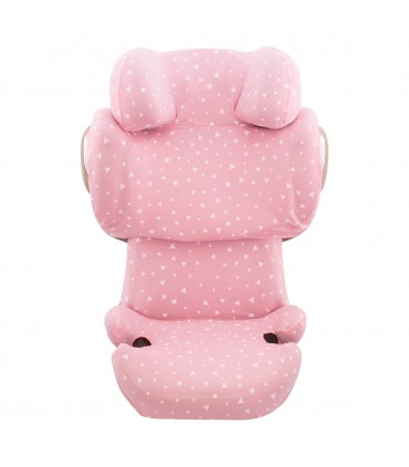 Cybex Solution Q2 y Q3 - Frontal desplegada Pink Sparkles