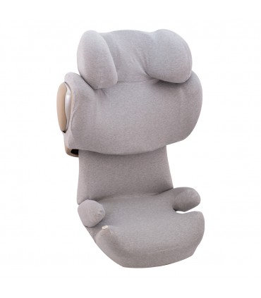 Cybex Solution Q2 y Q3 - Vista 3/4 desplegada Stone Grey