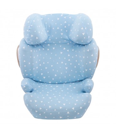 Cybex Solution Q2 y Q3 - Vista frontal Blue Sparkles