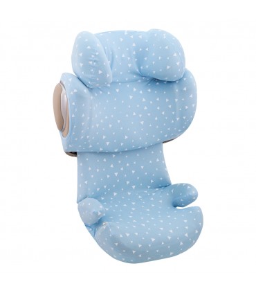 Cybex Solution Q2 y Q3 - Vista 3/4 desplegada Blue Sparkles