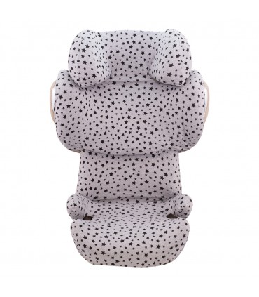 Funda para Cybex Solution Q2 - Frontal desplegada Black Star