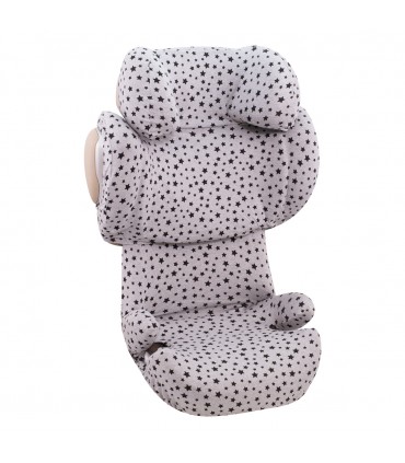 Funda para Cybex Solution Q2 - Vista 3/4 desplegada Black Star