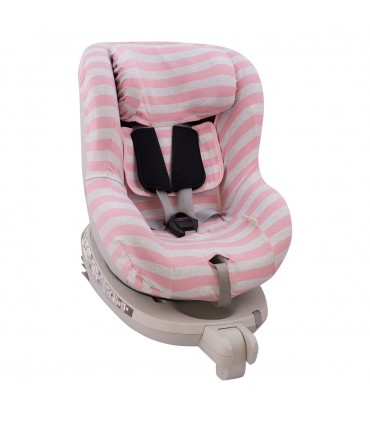  Romer Dualfix I-size  - Vista 3/4 Pink Island