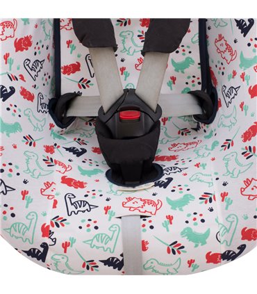 Maxi Cosi 2 way pearl - Detalle inferior Dino Party