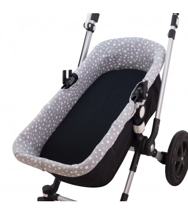 cubre capazo - Vista 3/4 White star