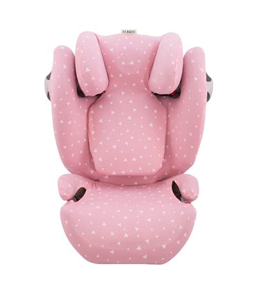 Funda para Cybex Solution M-S-Fix - Vista frontal Pink Sparkles