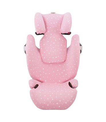 Funda para Cybex Solution M-S-Fix - Frontal desplegada Pink Sparkles