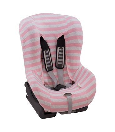 Funda silla coche universal - Vista 3/4 Pink Island