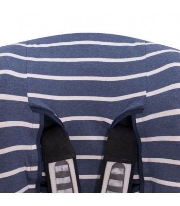 Funda silla coche universal - Detalle ojal superior Sailor Stripes