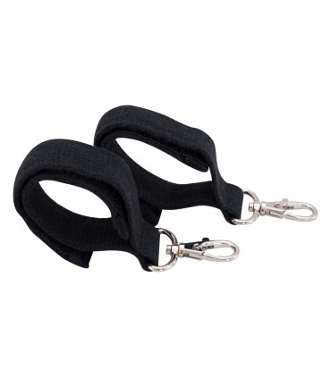 Ganchos para bolso carro bebe - Vista lateral Negro