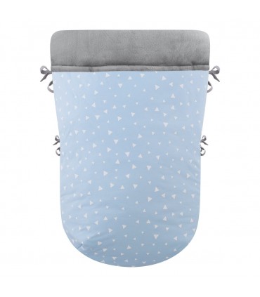 Saco silla paseo - Vista frontal Blue Sparkles