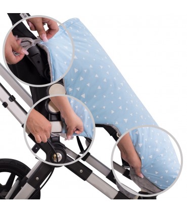 Saco silla paseo - Amarres Blue Sparkles