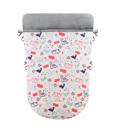 Saco silla paseo - Vista frontal Dino Party