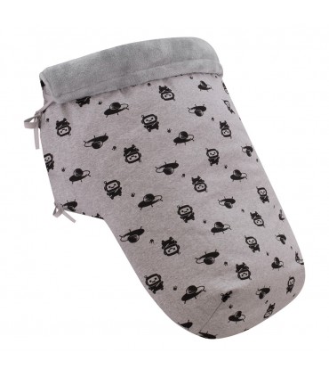 Saco silla paseo - Vista 3/4 Black Rayo