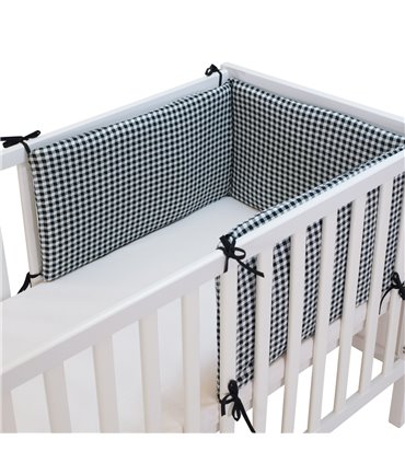 Protector de cuna - Vista en Cuna Vichy