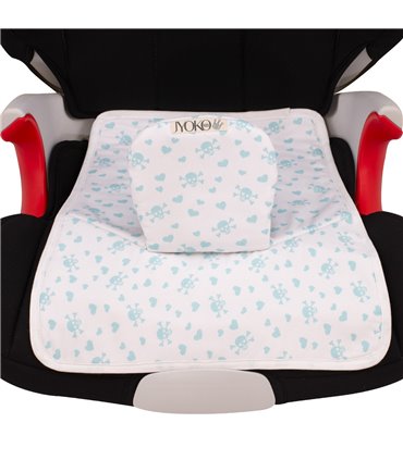 Vista entrepierna frontal Blue Skulls