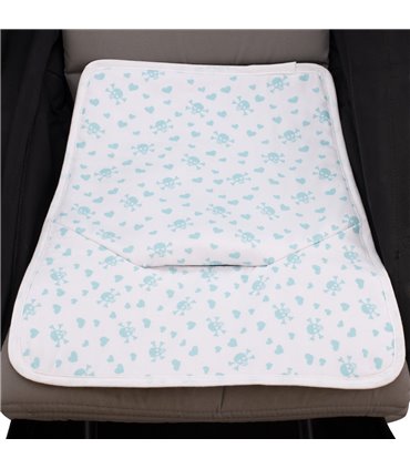 Vista trasera Blue Skulls