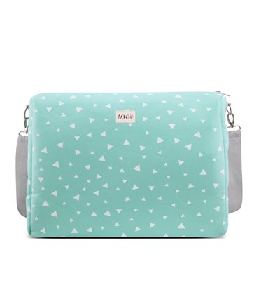 Bolso carro bebe - Vista frontal Mint Sparkles
