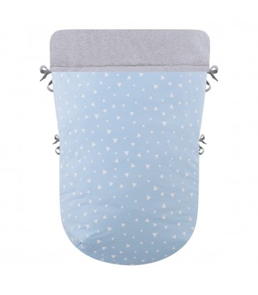 Saco silla paseo - Vista frontal Blue Sparkles