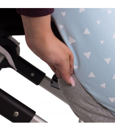 Saco silla paseo - Detalle inferior Blue Sparkles