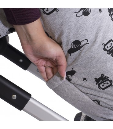 Saco silla paseo - Detalle inferior Robot Space