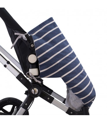 Saco silla paseo - Vista lateral Sailor Stripes