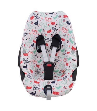 Maxi Cosi Pebble 360 - Vista frontal Dino Party