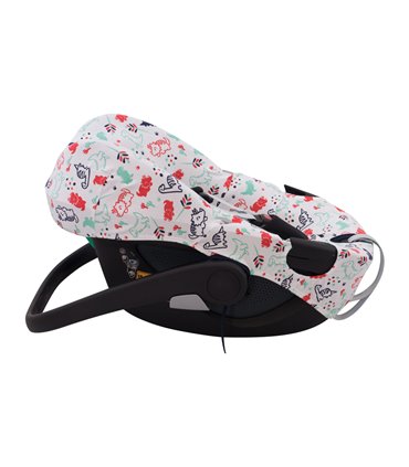 Maxi Cosi Pebble 360 - Vista lateral Dino Party