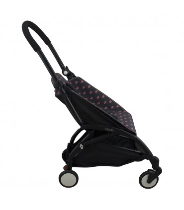 Babyzen Yoyo - Vista lateral Fluor Heart
