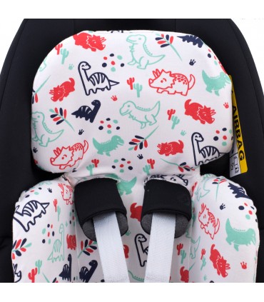 Maxi Cosi Pebble 360 - Detalle superior Dino Party