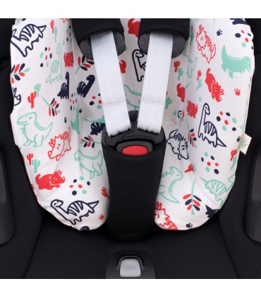 Maxi Cosi Pebble 360 - Detalle inferior Dino Party