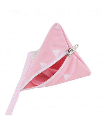 Portachupetes - Cremallera Pink Sparkles