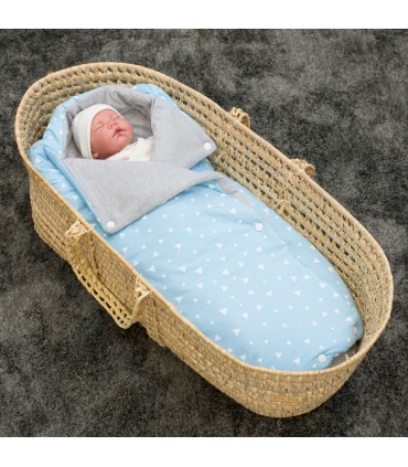 Saco capazo bebe - Vista de uso Blue Sparkles