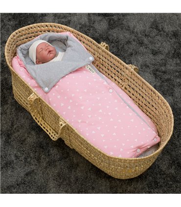 Saco capazo bebe - Vista de uso Pink Sparkles