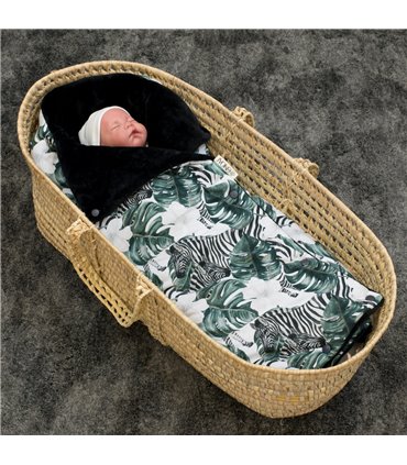 Saco capazo bebe - Vista de uso Zebra