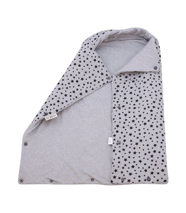 Saco capazo bebe - Vista interna y externa Black Star