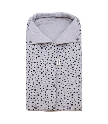 Saco capazo bebe - Vista frontal Black Star