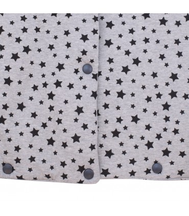 Saco capazo bebe - Detalle botón Black Star