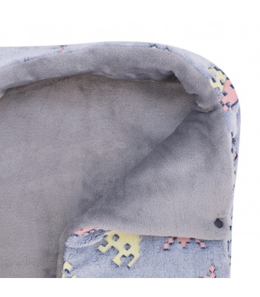 Saco capazo bebe - Detalle superior Neon Invaders