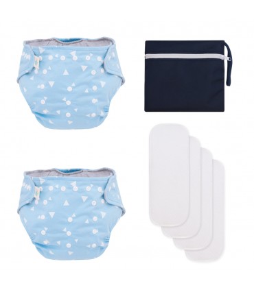 Pañales - Todas las piezas Blue Sparkles