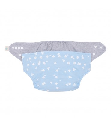 Pañales - Vista frontal abierto Blue Sparkles
