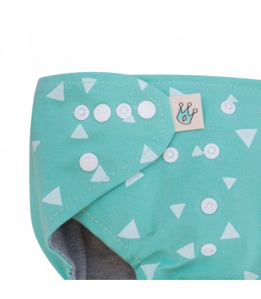 Pañales - Detalle botón Mint Sparkles