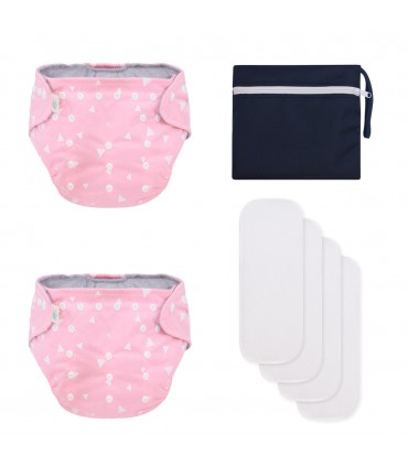 Pañales - Todas las piezas Pink Sparkles