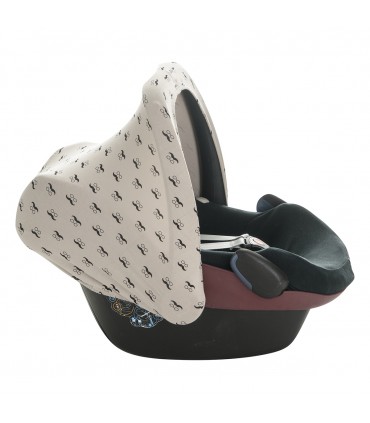 Maxi cosi portabebés - Vista lateral Mr Mustache